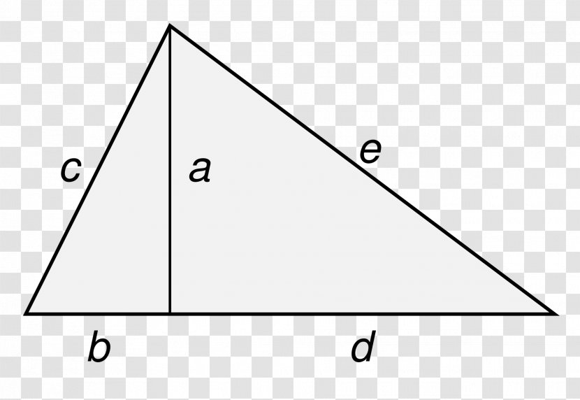 Heronian Triangle Area Integer Altitude Transparent PNG