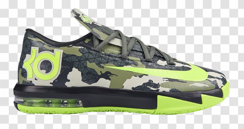 Nike KD 6 GS Hero Shoe Mens 'What The KD' Sneakers Camouflage - Sports Shoes - Boys Transparent PNG