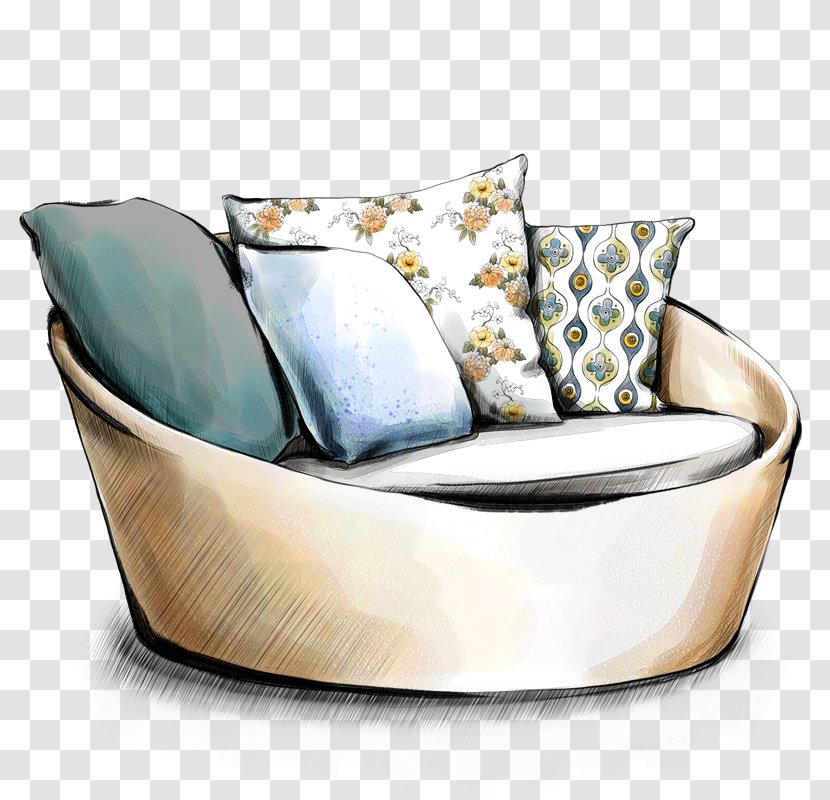 Interior Design Services Drawing Sketch - Technical - Sofa Cushion Transparent PNG