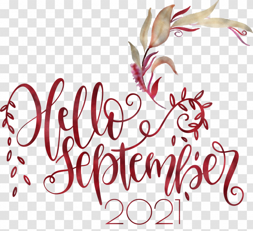 Hello September September Transparent PNG