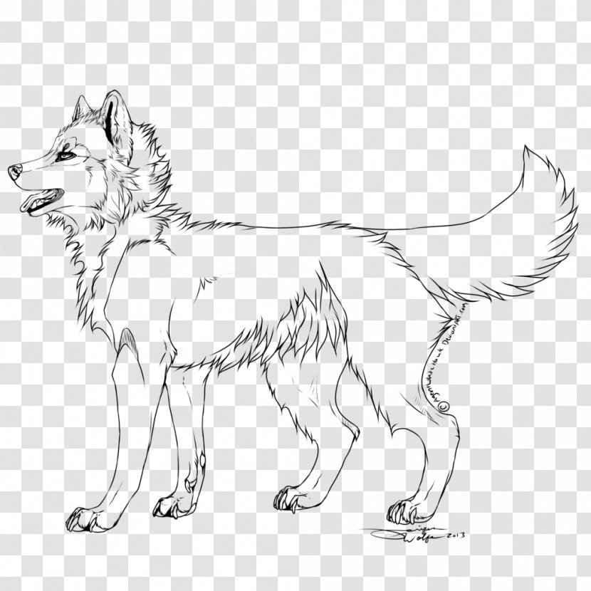 Dog Breed Line Art Puppy Cavalier King Charles Spaniel Akita - Drawing Transparent PNG