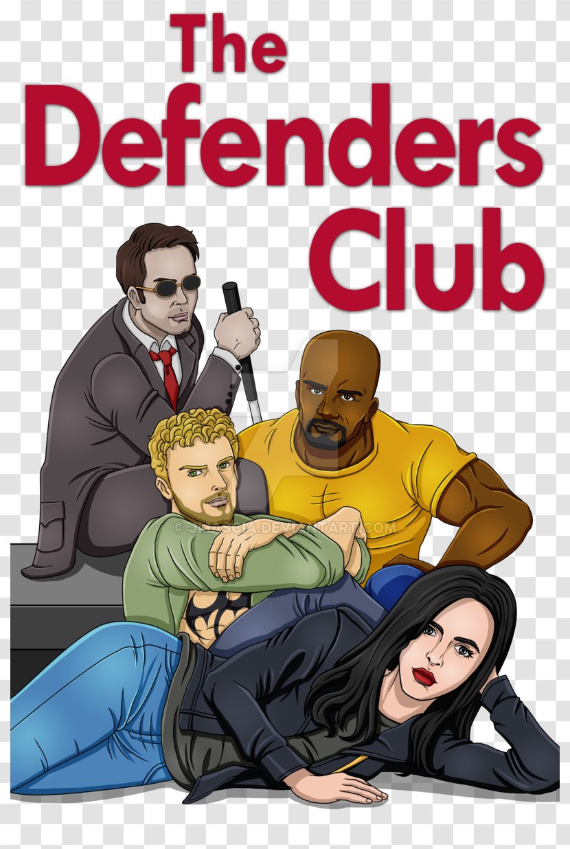 T-shirt The Defenders Netflix Sleeve - Fiction Transparent PNG