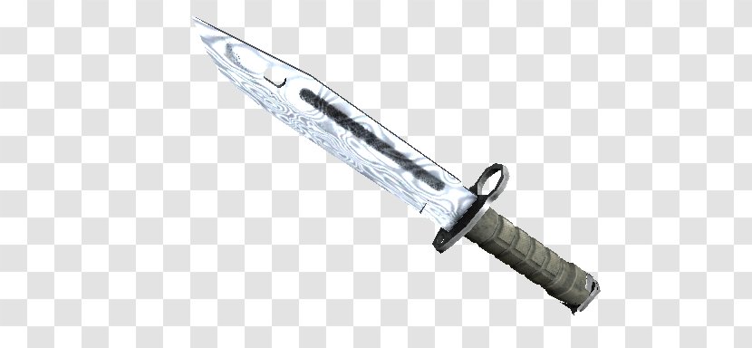 Knife Counter-Strike: Global Offensive Damascus Steel Bayonet - Huntsman Transparent PNG