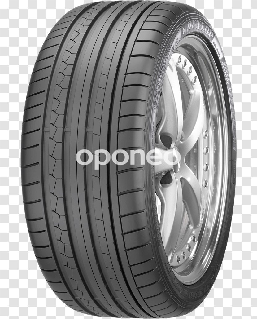 Car Dunlop Tyres SP Sport Maxx GT Tire - Synthetic Rubber - Model Transparent PNG