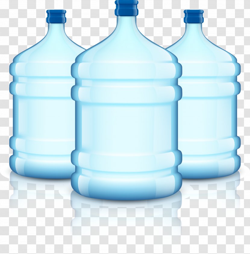Bottled Water Bottle - Mineral - Pure Bucket Transparent PNG