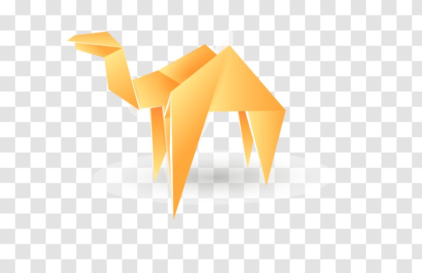 Origami Paper U6298u7eb8u6b65u9aa4u56fe Animal - Camel Transparent PNG