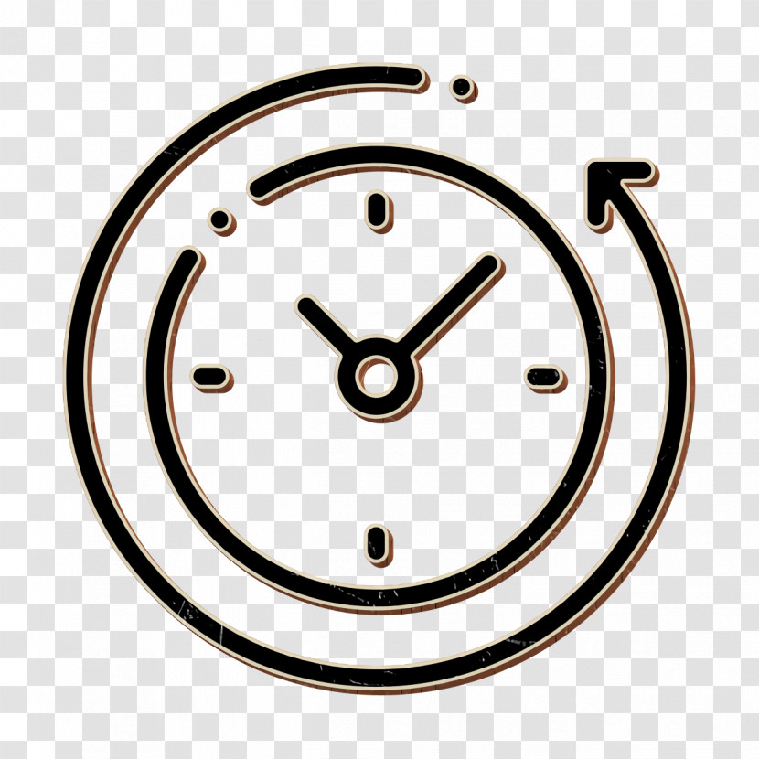 Back In Time Icon Clock Icon Time Icon Transparent PNG