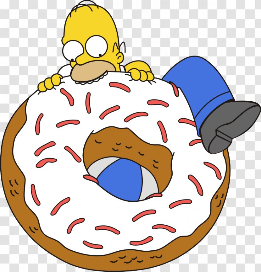 Homer Simpson Doughnut The Simpsons Game Maggie Bart - Matt Groening Transparent PNG
