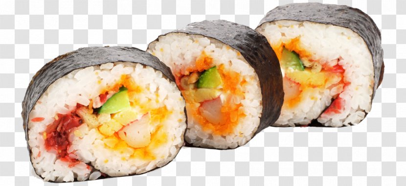 California Roll Gimbap Sashimi Sushi Off The Hook - Japanese Cuisine Transparent PNG