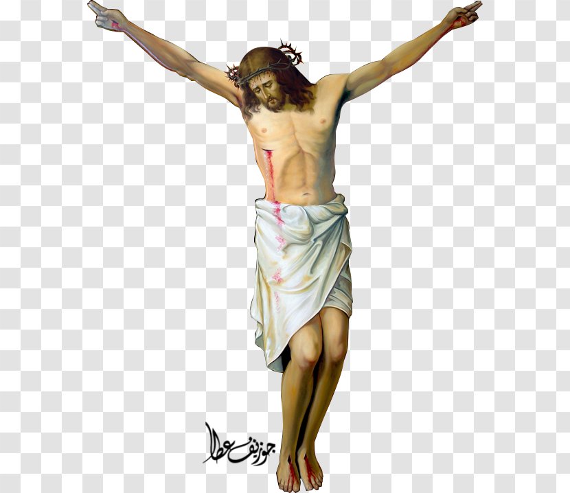 Christ Crucified Crucifixion Of Jesus In The Arts - Heart - Christian Cross Transparent PNG