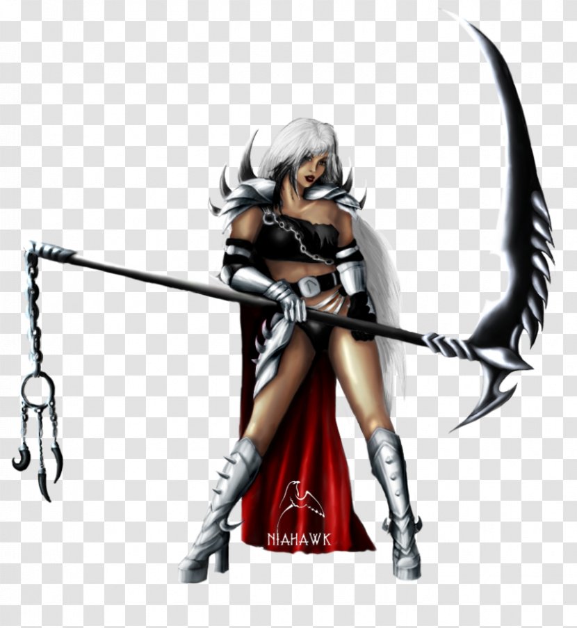 Sword Demon The Woman Warrior Spear Lance - Action Figure Transparent PNG