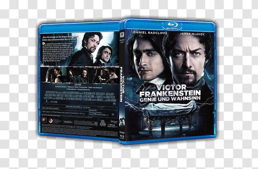 Victor Frankenstein DVD Blu-ray Disc 0 20th Century Fox - Bayerischer Rundfunk - Dvd Transparent PNG