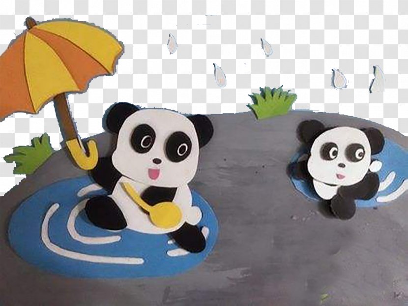 Giant Panda Red Cuteness Child - Kung Fu - Pool Swimming Transparent PNG