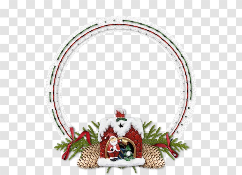 Christmas Decoration Cartoon - Wreath Transparent PNG