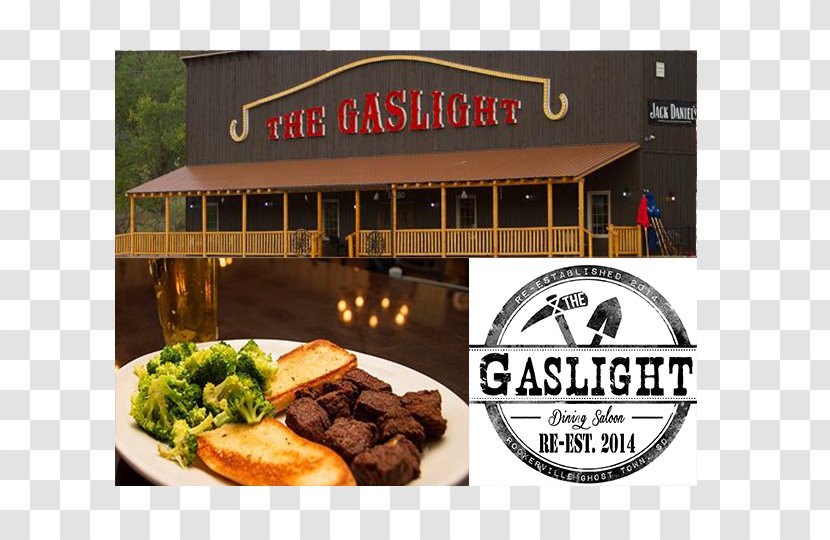 The Gaslight Cuisine Restaurant Fast Food - Saloon Card. Transparent PNG
