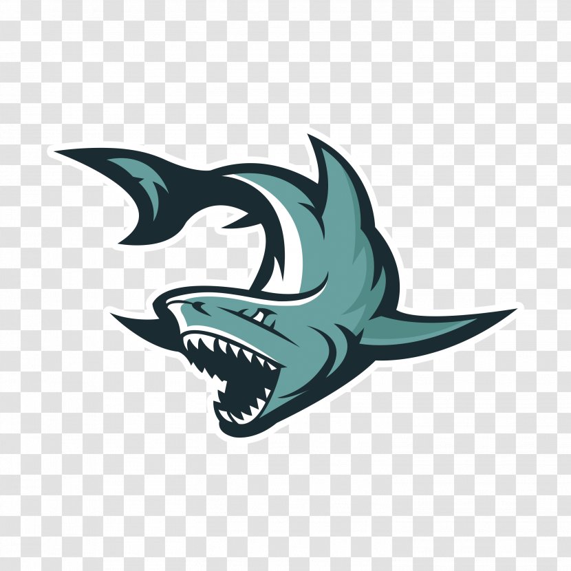 Logo Requiem Shark Graphic Design Behance - Symbol - Rooster Mascot Transparent PNG