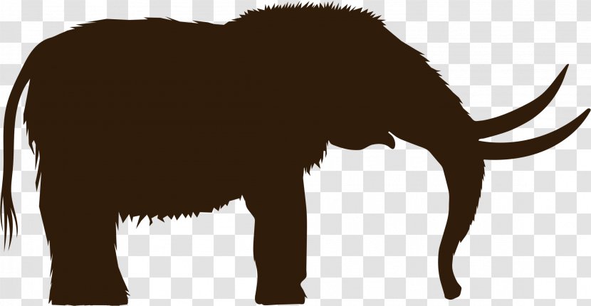 Woolly Mammoth Mastodon African Elephant Clip Art - Indian - Illustration Transparent PNG