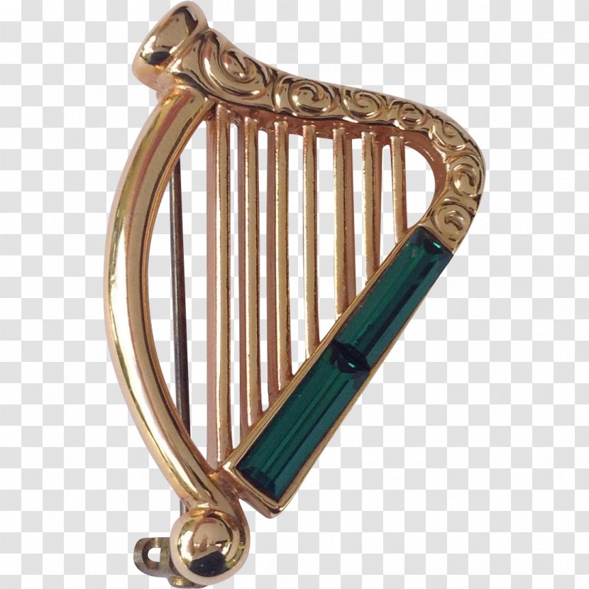 01504 Musical Instruments Celtic Harp Metal - Cartoon Transparent PNG