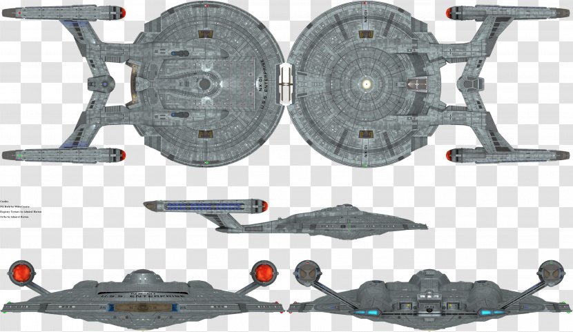 Starship Enterprise Star Trek NX Class - Akira Transparent PNG