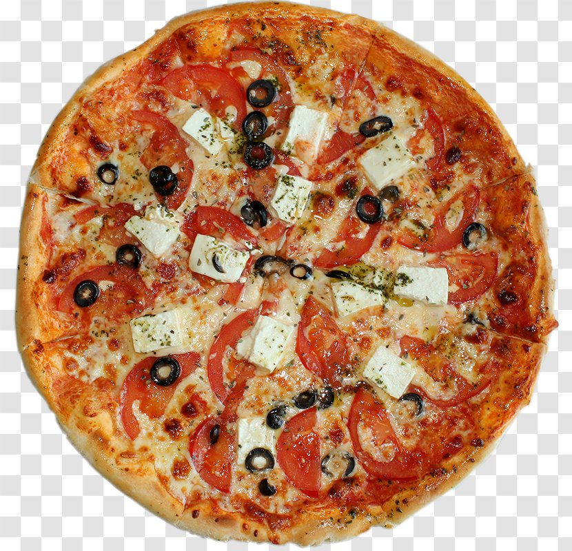 California-style Pizza Sicilian Vegetarian Cuisine Tarte Flambée - Mozzarella Transparent PNG