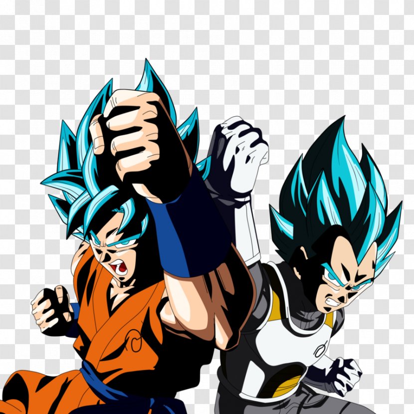 Dragon Ball Z Dokkan Battle Goku Vegeta Tien Shinhan Majin Buu - Super Saiya Transparent PNG