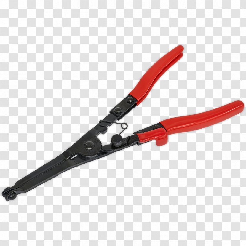 Sealey Exhaust Hanger Removal Pliers VS1631 Tool Hose Clamp - Wire Stripper - Needlenose Slip Joint Transparent PNG