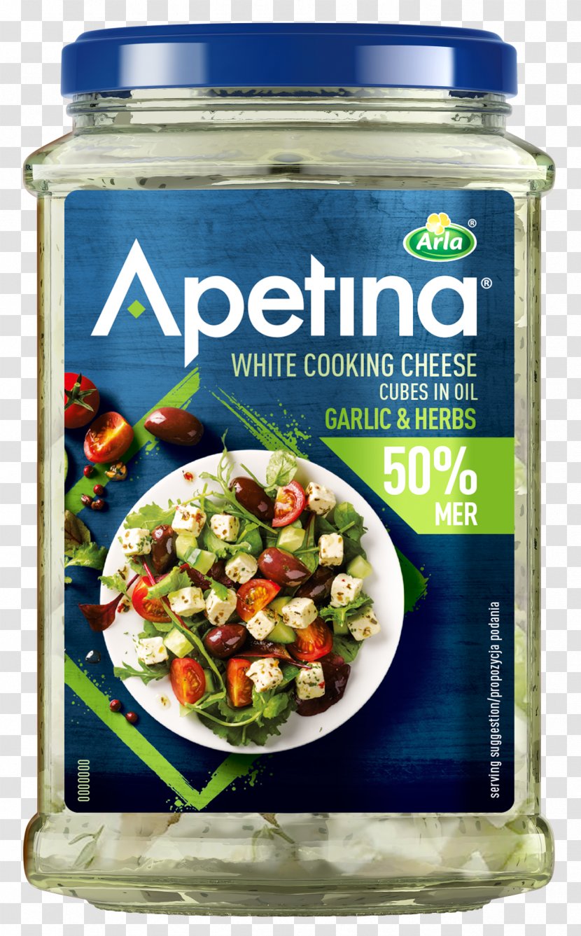 Feta Cottage Cheese Apetina Arla Foods - Salad - Cubes Transparent PNG