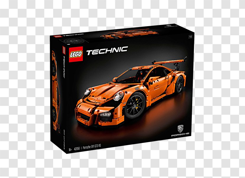 LEGO 42056 Porsche 911 GT3 RS Lego Technic Building Set - Toy Transparent PNG