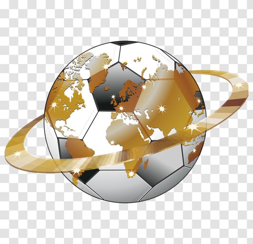 Globe Football World Map Transparent PNG