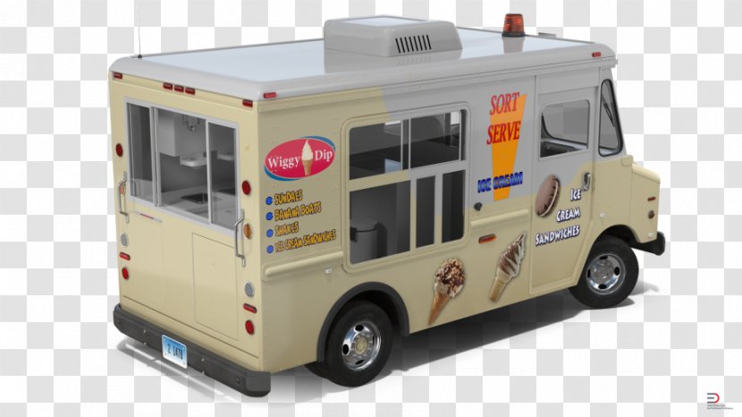 Motor Vehicle Model Car Emergency Truck - Ice Cream Van Transparent PNG