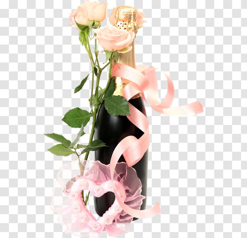 Garden Roses Champagne Royalty-free Clip Art - Flower Bouquet Transparent PNG