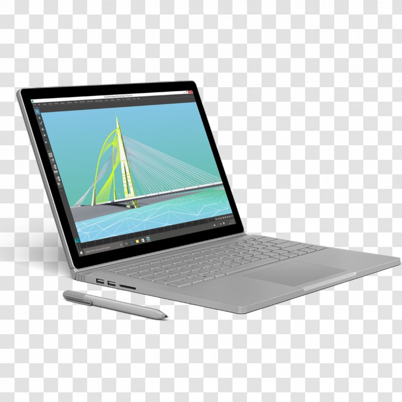 Laptop Surface Book Microsoft 2-in-1 PC Intel Core - Computer Transparent PNG