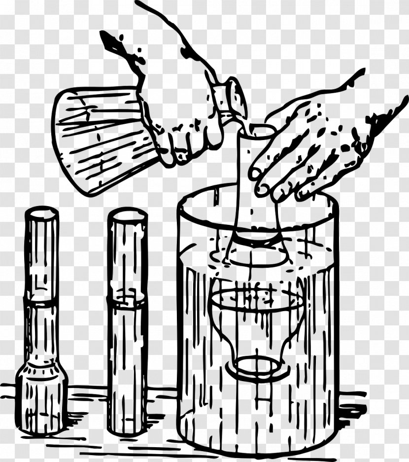 Experiment Chemistry Laboratory Clip Art - Drawing - Science Transparent PNG