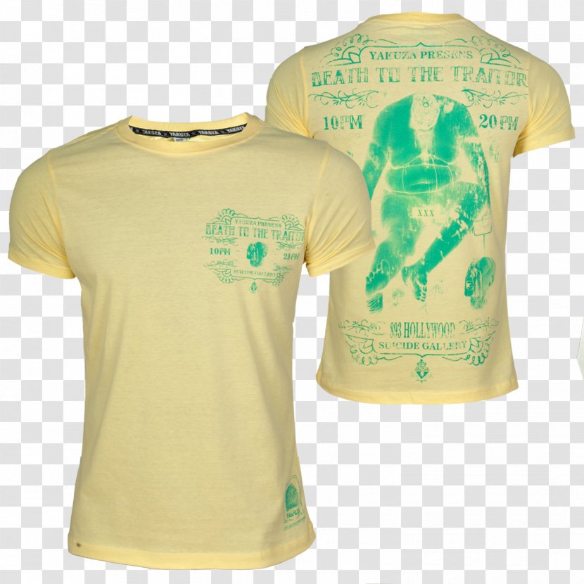 T-shirt Sleeve Green Font - Shirt Transparent PNG