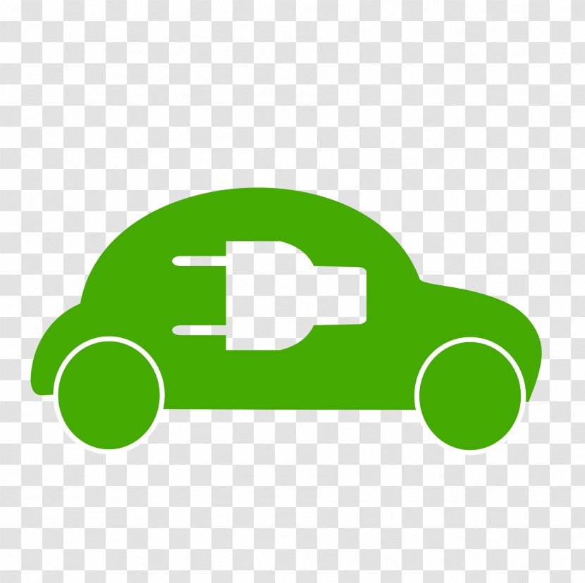 Car Electric Vehicle Green - Area - Vector Transparent PNG