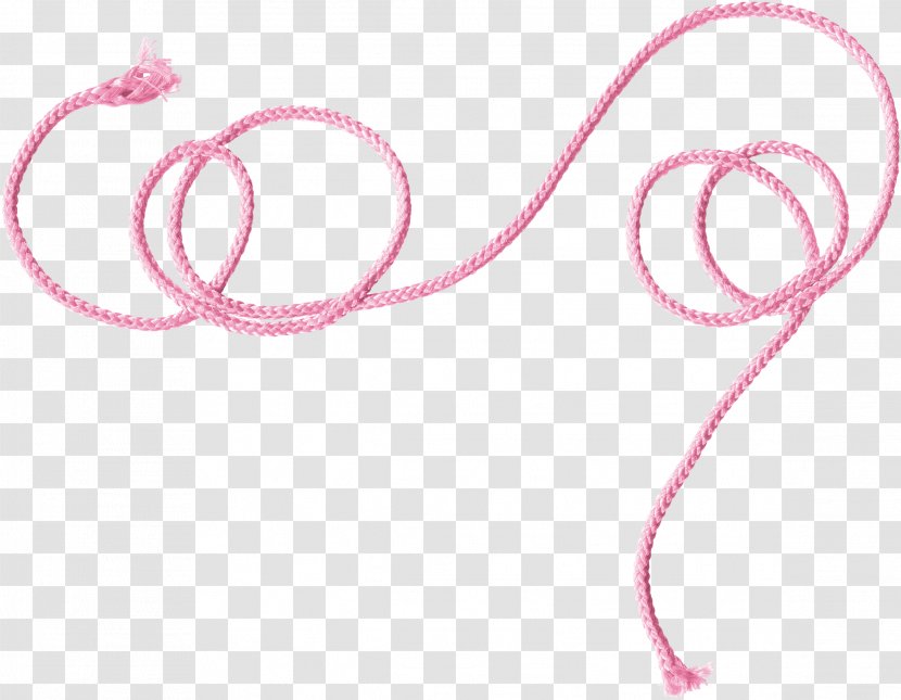 Heart Brand Pattern - Pretty Pink Rope Transparent PNG