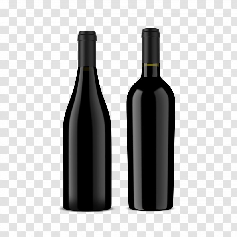 Red Wine Glass Bottle Malbec - Alcoholic Drink Transparent PNG