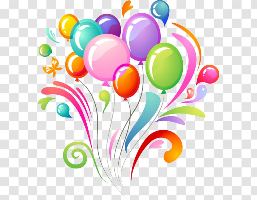 Birthday Cake Happy Clip Art - Balloon Transparent PNG