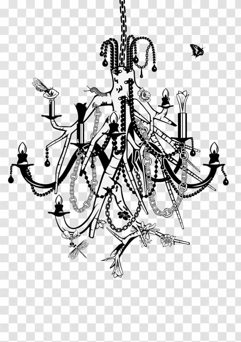 Drawing - Illustrator - Chandelier Transparent PNG