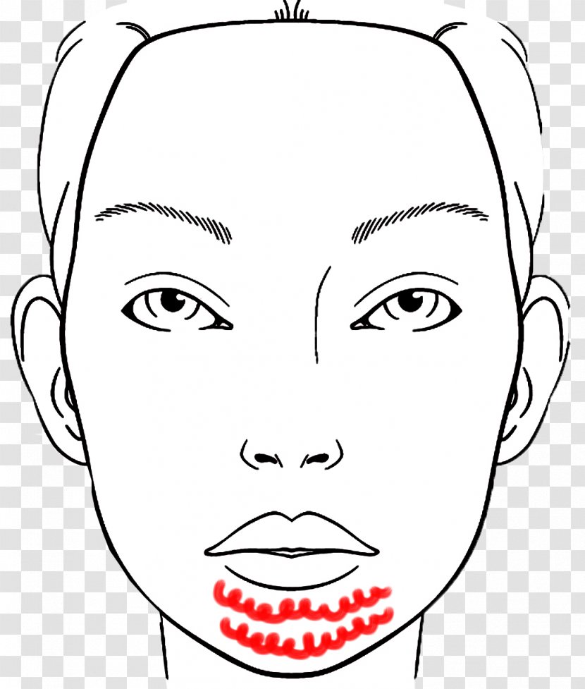 Coloring Book Cosmetics Make-up Artist Face - Frame - Makeup Transparent PNG