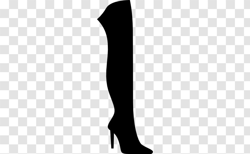 Knee-high Boot High-heeled Shoe Stiletto Heel - Cartoon - Heels Transparent PNG
