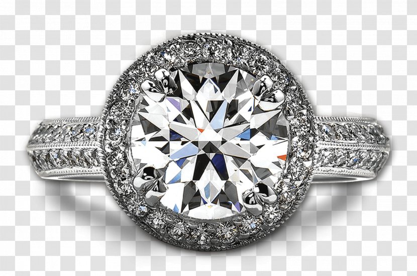 Wedding Ring Engagement Diamond Brilliant - Hearts On Fire - Rolex Transparent PNG
