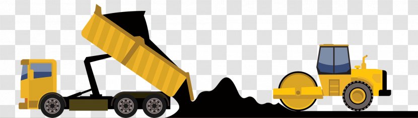 Road Roller Paver Pavement Clip Art - Mode Of Transport Transparent PNG