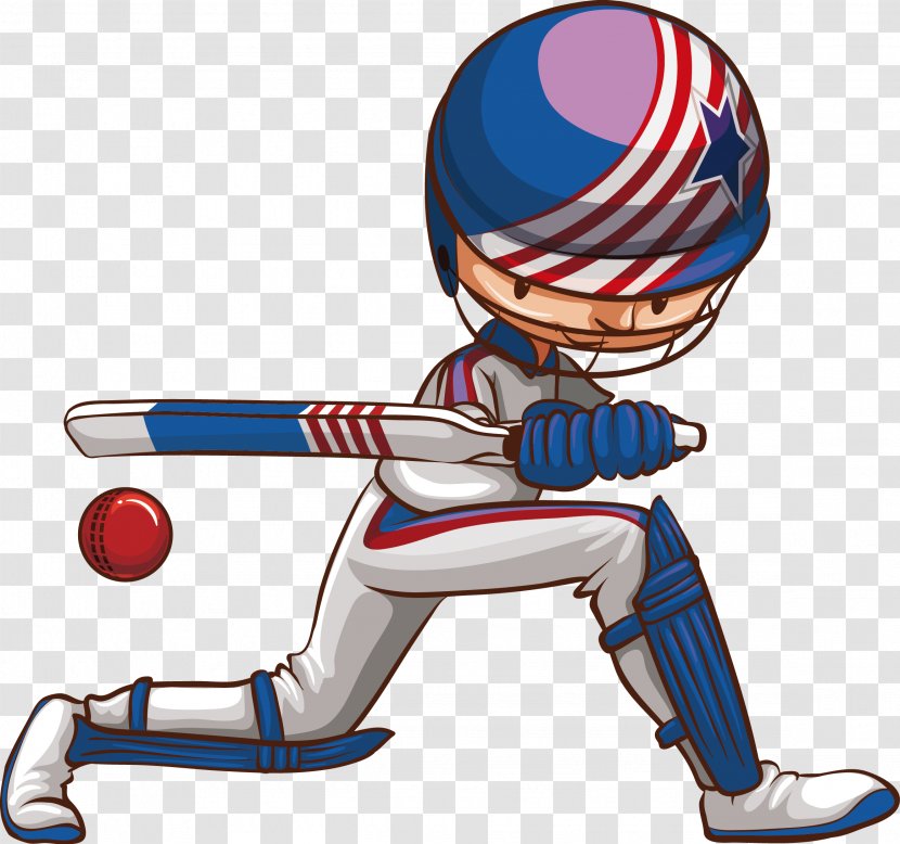 Cricket Drawing Royalty-free Illustration - Protective Gear In Sports - Try To Practice Baseball Technology Transparent PNG