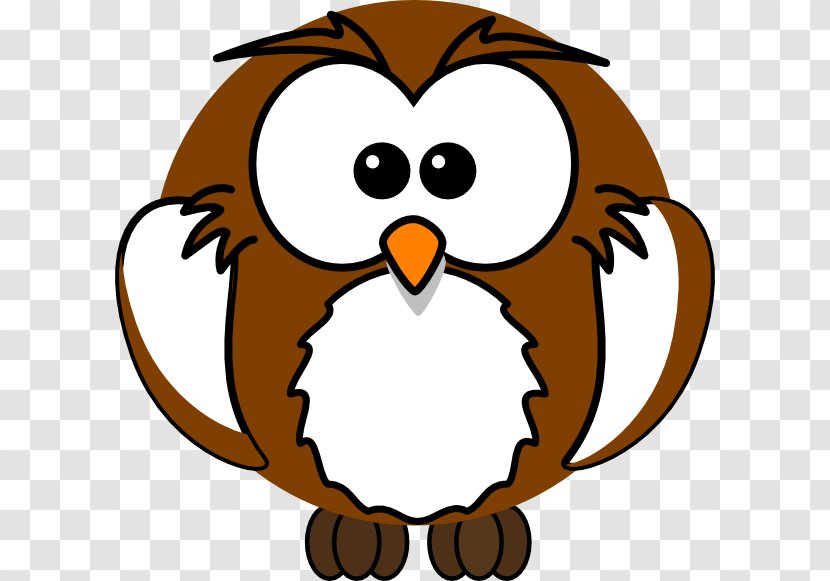 Tawny Owl Cartoon Clip Art - Artwork Transparent PNG