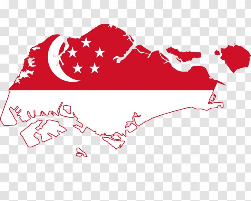 Hong Kong Flag Of Singapore Country Nation - Singaporean Pennant Transparent PNG