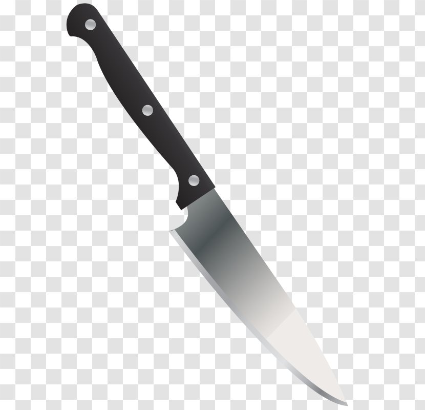 Chef's Knife Kitchen Knives Clip Art - Bowie Transparent PNG