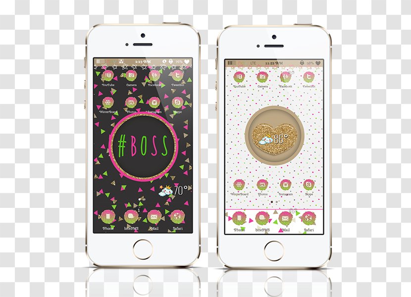 Pink M Mobile Phone Accessories Text Messaging Font - Communication Device Transparent PNG