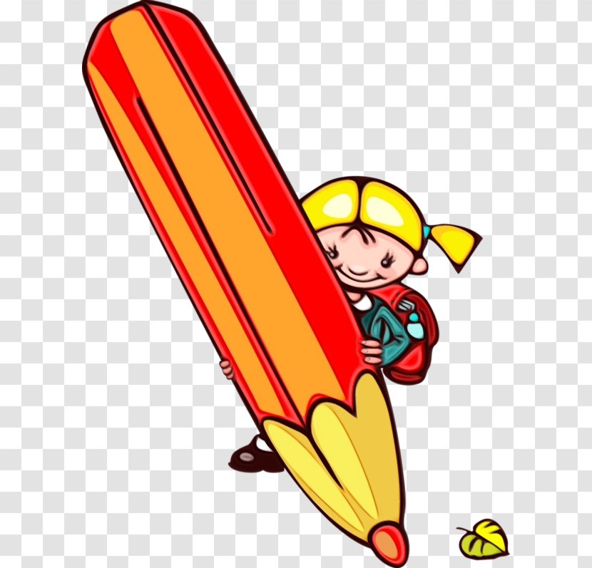 Yellow Background - Cartoon - Skateboarding Equipment Skateboard Transparent PNG