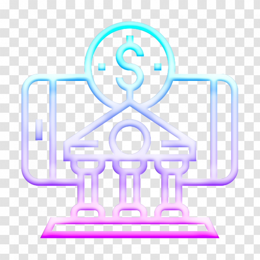 Financial Technology Icon Bank Icon Banking Icon Transparent PNG